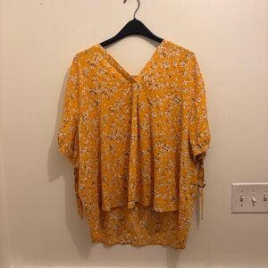 Lillian tie sleeve blouse